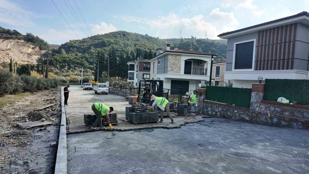 Söke Belediyesi dört bölgede parke ve bisiklet yolu çalışmalarını sürdürüyor