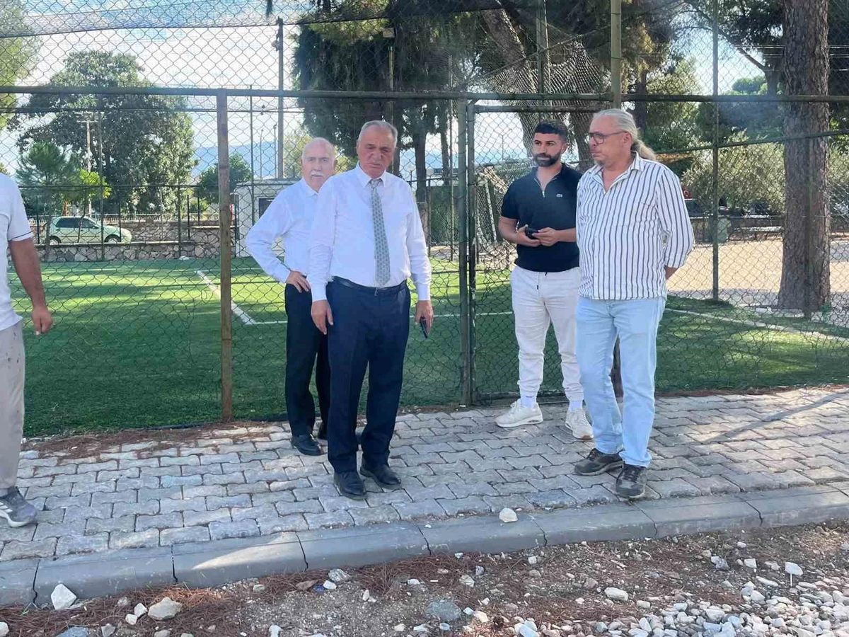 Sultanhisar Belediye Başkanı Yıldırımkaya, çalışmaları sahada takip ediyor
