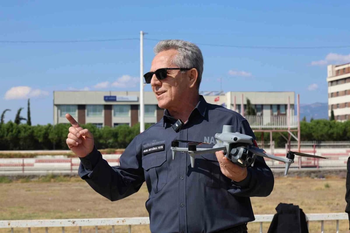 Yapay zeka destekli Afet Drone’u Nazilli’nin hizmetinde