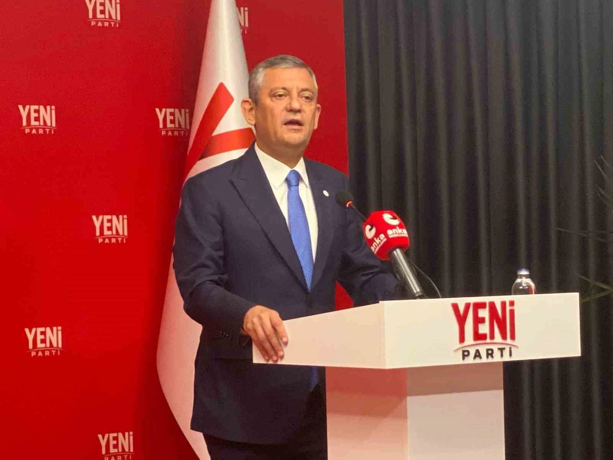 YENİ Parti Başkanı Özel: "Girdiğim ilk seçimden birinci parti çıkmazsam görevi bırakacağım"