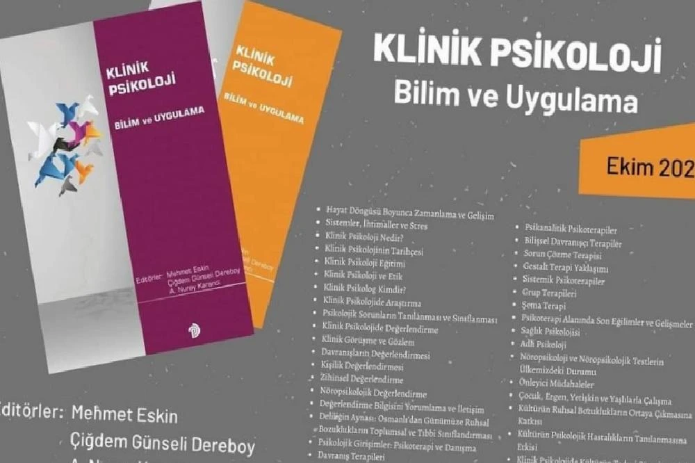 ADÜ Öğretim Üyesinin Editörlüğünü Yaptığı ‘Klinik Psikoloji Bilim ve Uygulama Kitabı’ Yayınlandı