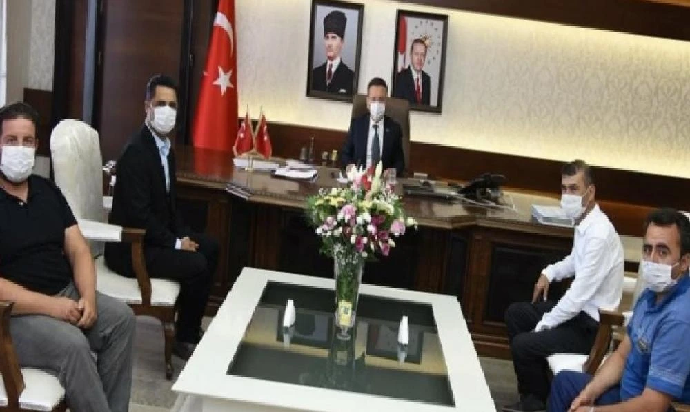 Aydın Arıcılar Birliği Sektörde Yaşanan Sıkıntılar Hakkında Vali Aksoy’u Bilgilendirdi