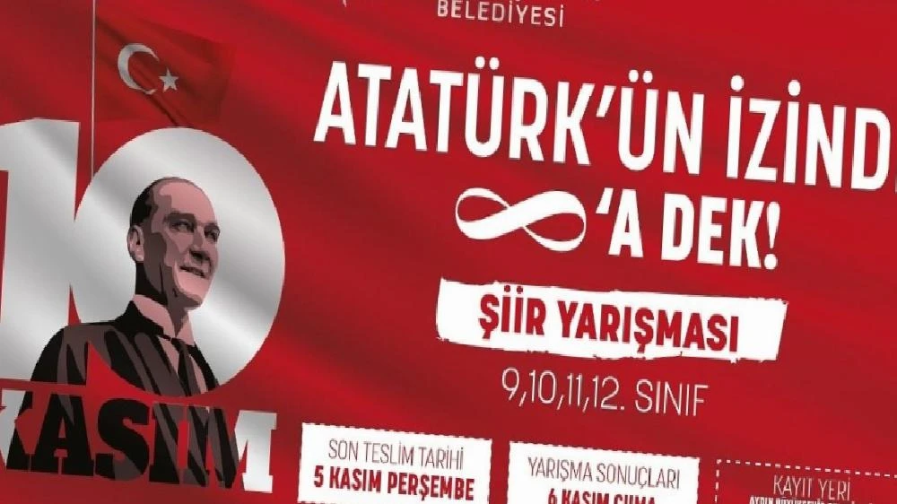 Büyükşehir’den Atatürk Konulu Ödüllü Şiir Yarışması