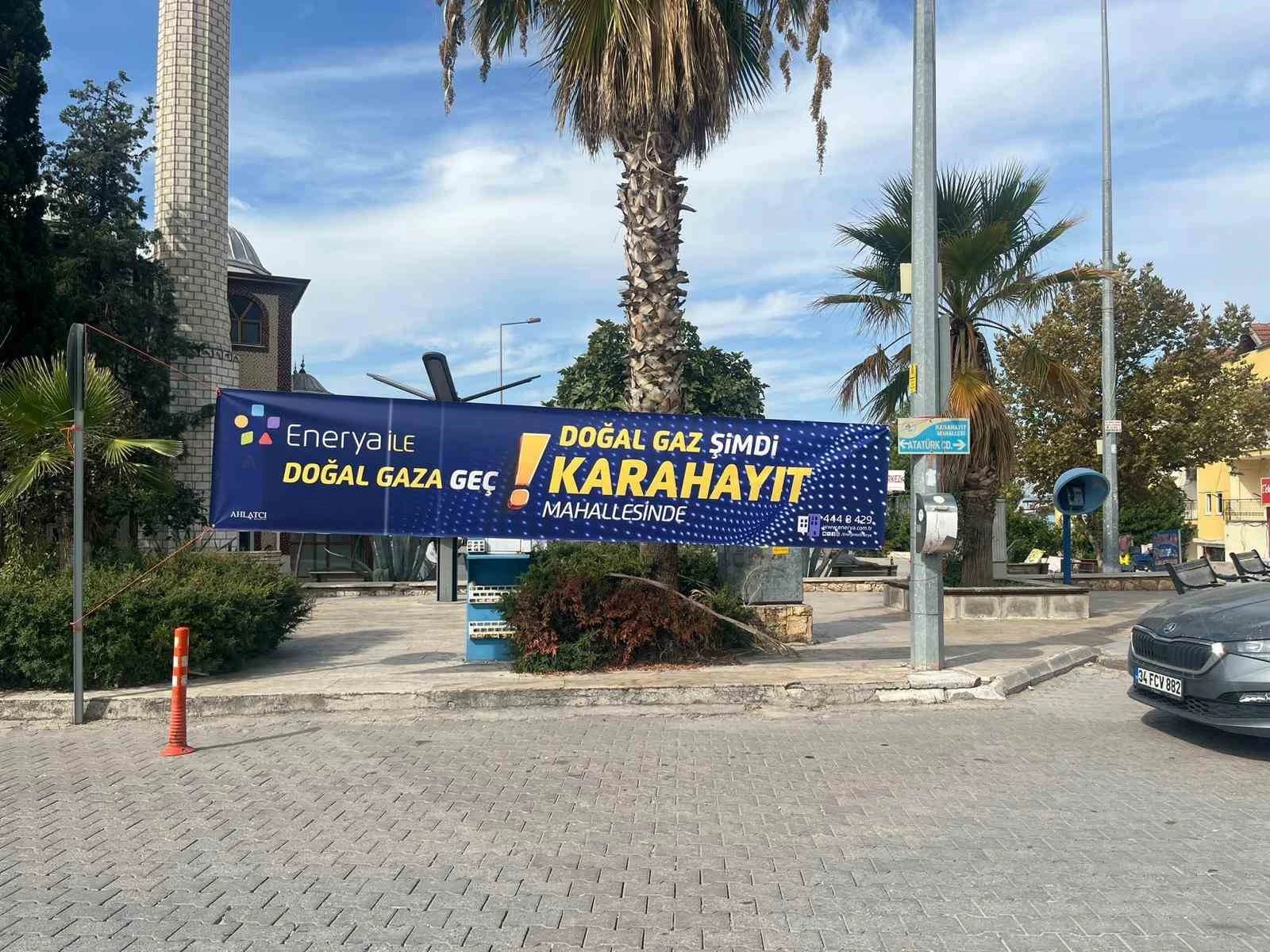 Karahayıt’ta Doğal Gaz için İlk Kazma Vuruldu