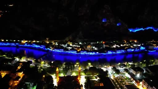 Amasya’da Yalıboyu Evleri ve Harşena Aydınlatması Yenilendi