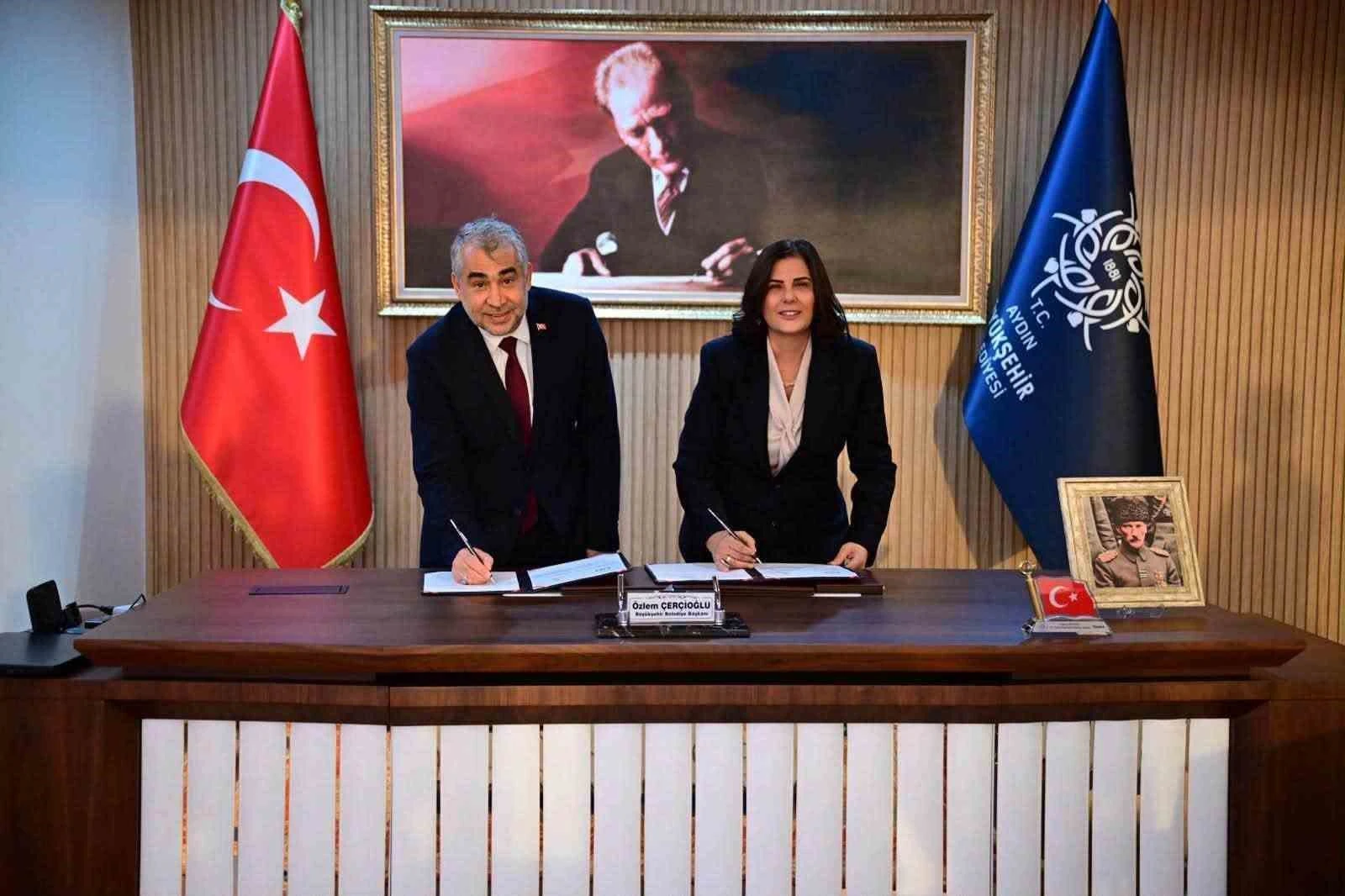 Aydın Büyükşehir ile ADÜ'den 100 milyonluk fidan üretim tesisi