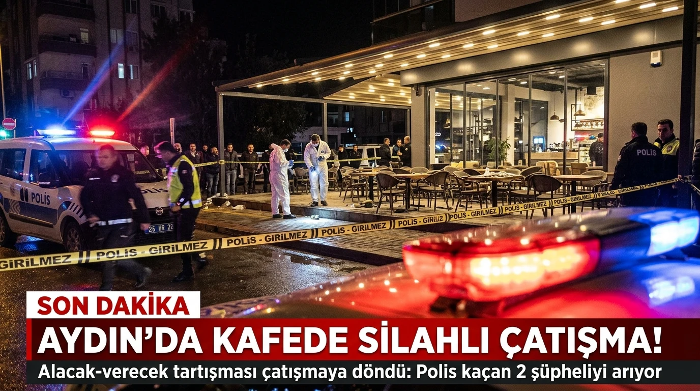 Aydın'da Kafede Alacak-Verecek Dehşeti: Mermiler Havada Uçuştu!