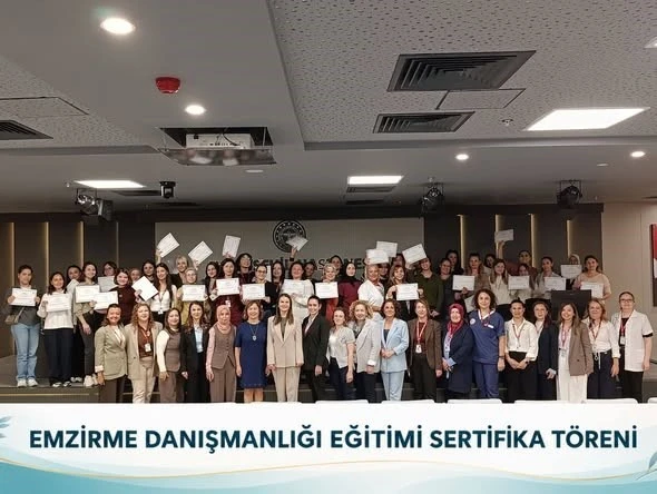 Aydın'da sağlık çalışanları emzirme danışmanlığı sertifikasını aldı