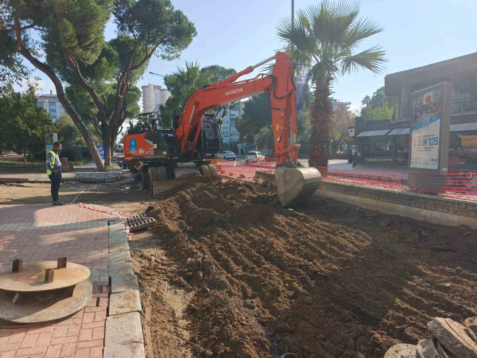 Büyükşehir Belediyesi ilçelerde eş zamanlı ulaşım yatırımlarını sürdürüyor