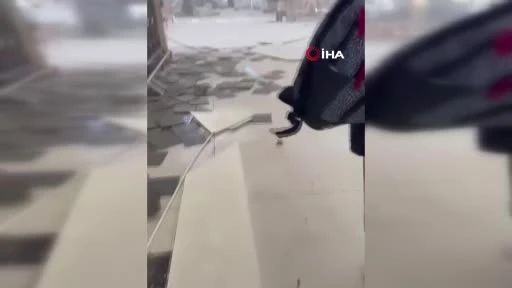Husiler’den Riyad’daki havalimanına balistik füze saldırısı videosu