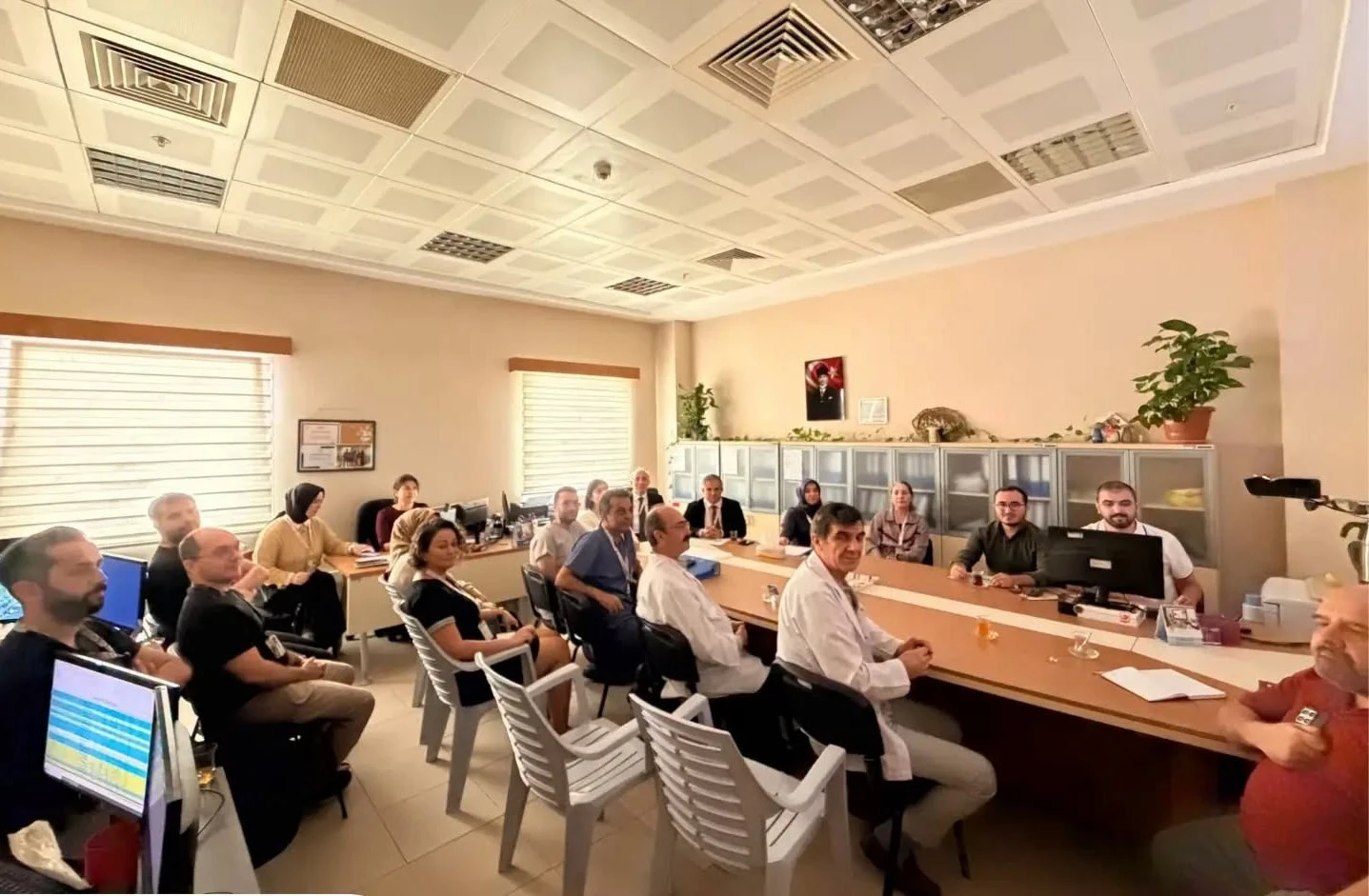 Nazilli Devlet Hastanesi’nde SDS kapsamında değerlendirme toplantısı yapıldı