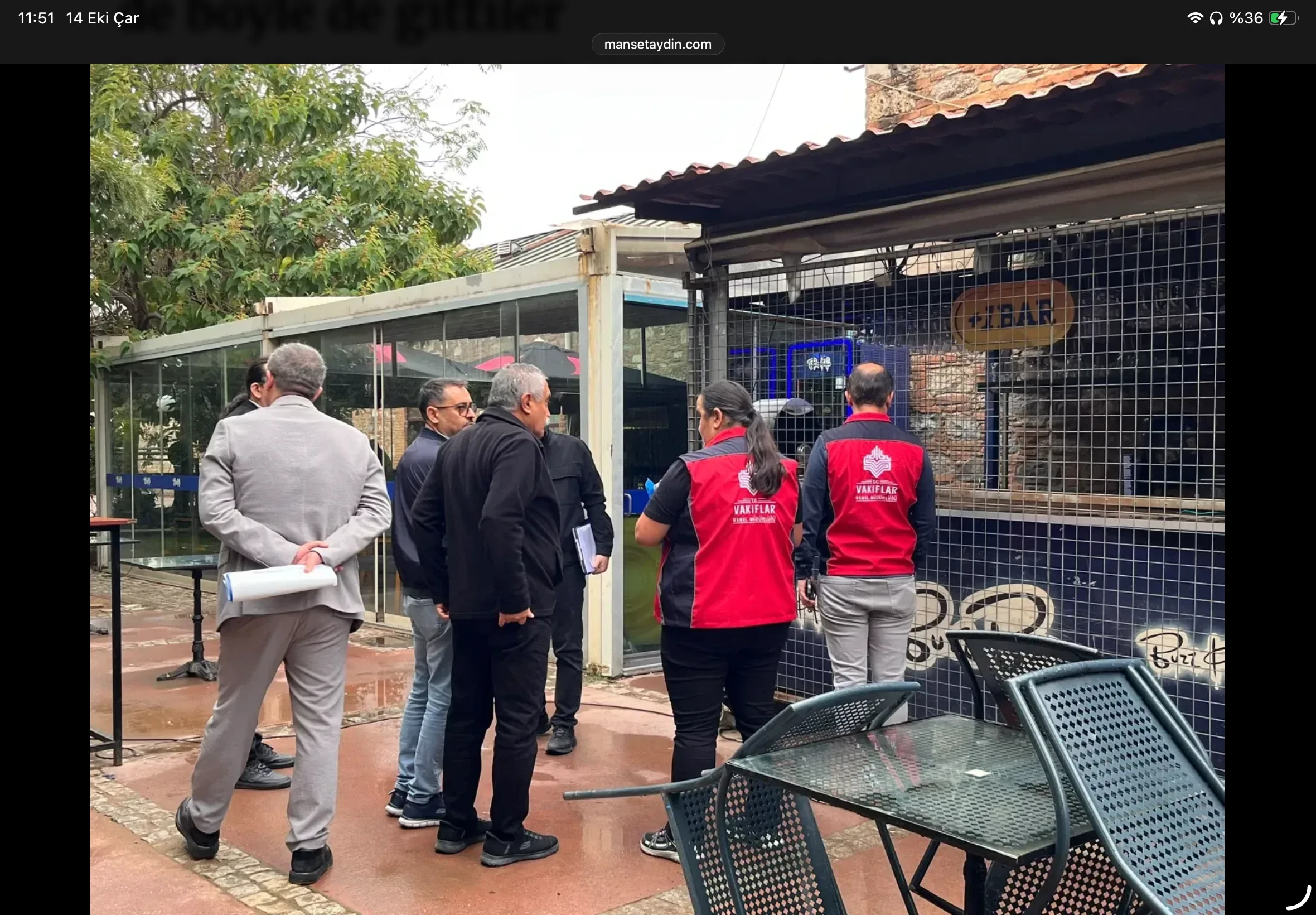 Nevzat Biçer Parkı'ndaki Tarihi Tesis Boşaltıldı: Efeler Belediyesi Alanı Devretti