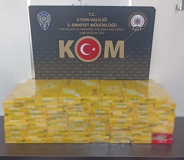 Aydın'da Kaçak Sigara ve Puro Ele Geçirildi, 3 Şüpheli Hakkında İşlem Yapıldı