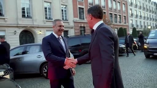 NATO Genel Sekreteri Mark Rutte, Dışişleri Bakanı Hakan Fidan ile Görüştü