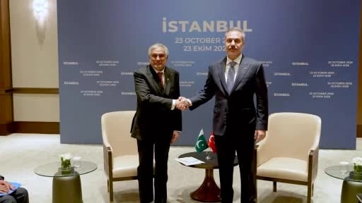 Hakan Fidan, Pakistan Dışişleri Bakanı Ishaq Dar ile Bir Araya Geldi