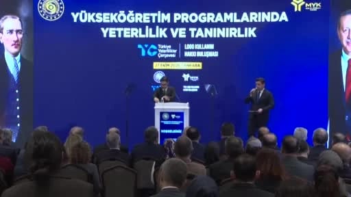 Vedat Işıkhan: 27 Sektörde 900'den Fazla Ulusal Meslek Standardı Var