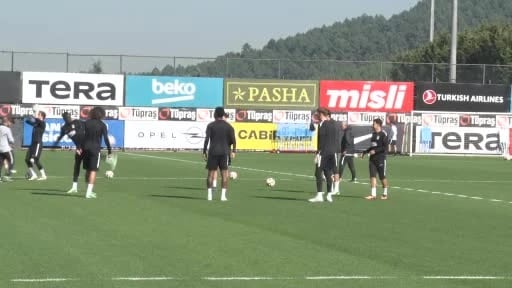 Beşiktaş, Avrupa Ligi'nde Crystal Palace Maçına Antrenmanla Hazırlandı