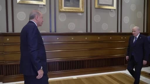 Cumhurbaşkanı Erdoğan, MHP Lideri Bahçeli'yi Kabul Etti