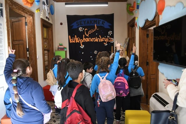 Sadullah Kuşada İlkokulu Öğrencileri Seyakmer'de Kitap Keşfetti