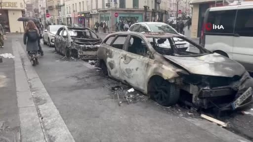Paris'te Pahalılık Protestolarında 2 Bin 513 Gözaltı, 3 Bin İşletme Etkilendi